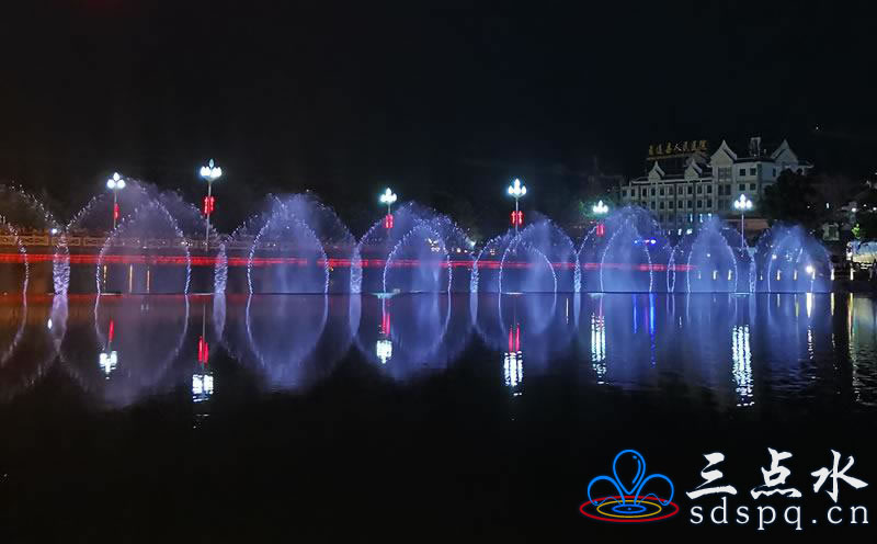 孟连县二维数控音乐喷泉工程案例