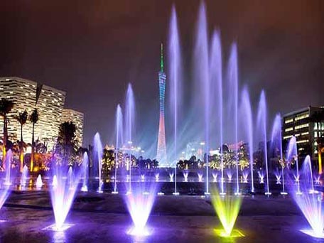 广州新城广场喷泉工程